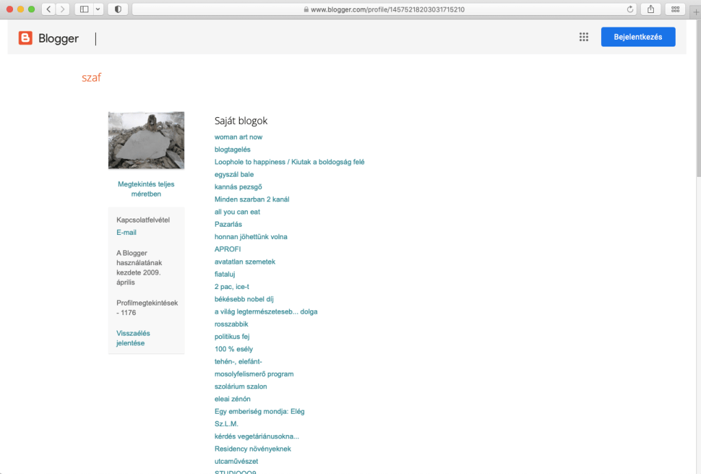 Blogs of  AMBPA (World Association of Mouth and Brain Painters),&nbsp;2005-2009