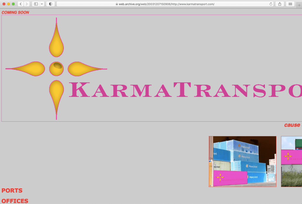 Anikó Szövényi: Karmatransport,&nbsp;2001
